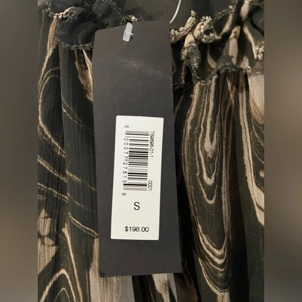 Banana Republic flowy, marble print Maxi Dress - Picture 7 of 9